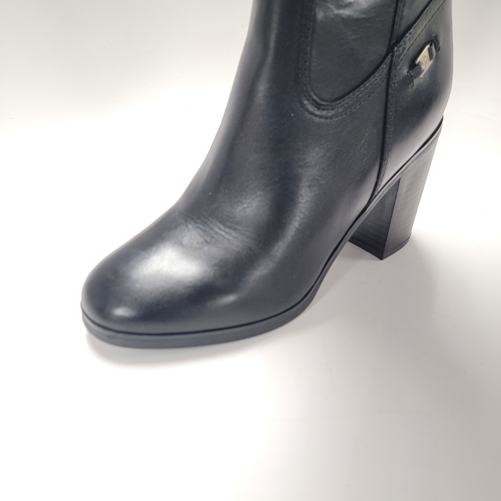 Giani Bernini Womens Odettee Black Leather Almond Toe Knee-High Boots NWT - Picture 3 of 6